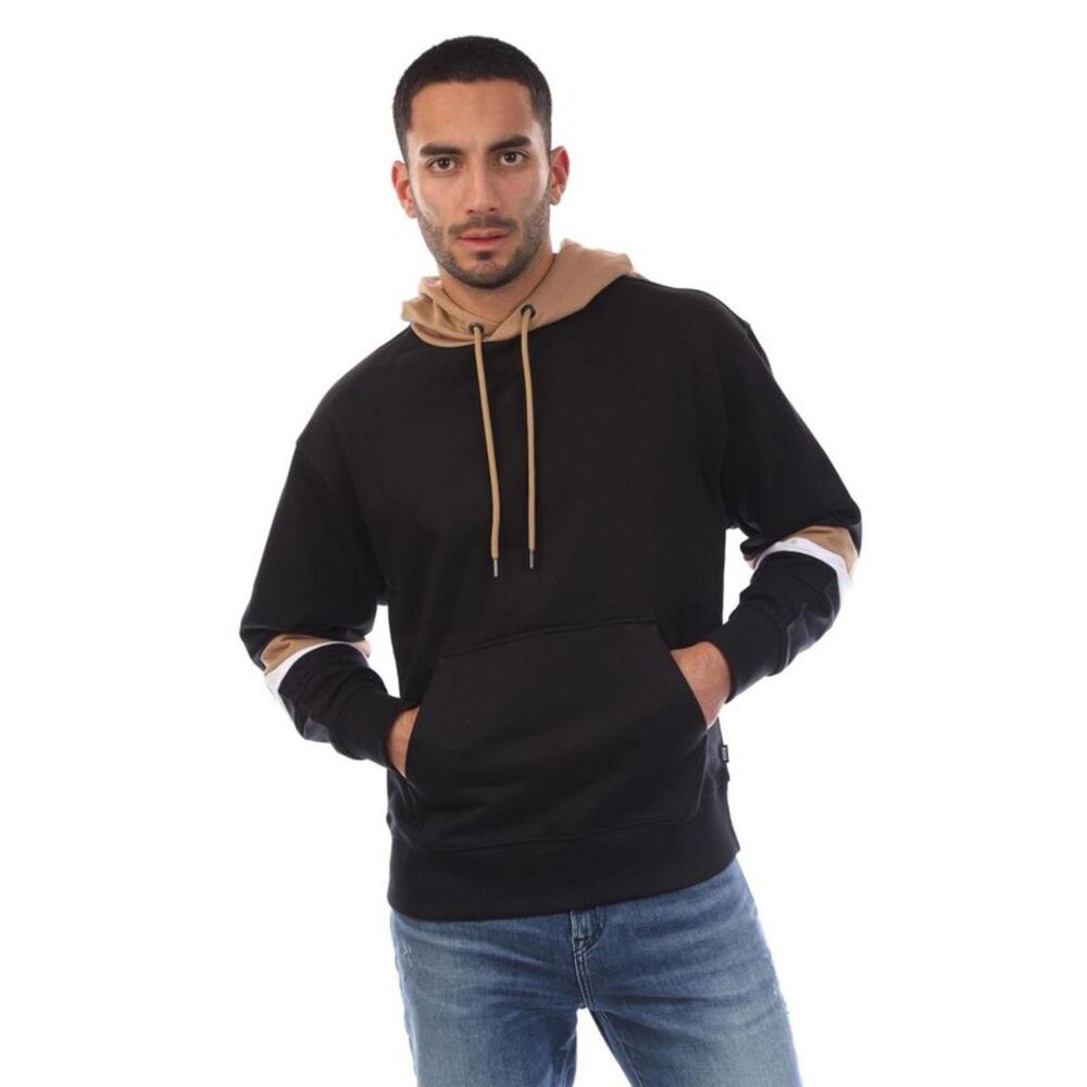 Boss Mens Sullivan 20 Oversized Drawstring Hoodie / Black